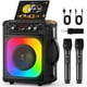 thumbnail image 1 of Altavoz Bluetooth portátil Karaoke Machine HWWR con 2 micrófonos, 1 of 7