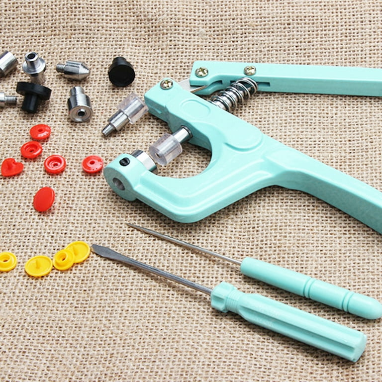 Gotydi 300 Sets Resin Snaps and Tool Kit with Pliers 5 Shapes 25