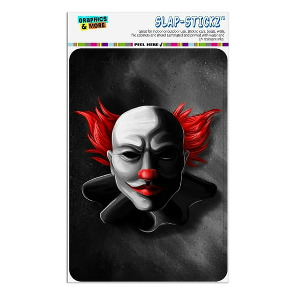 Scary Clown Face Home Business Office Sign