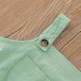 thumbnail image 2 of Gibobby Mameluco niño sin mangas con estampado de para niños y niñas, mono con tirantes para recién nacidos, ropa para niños(Verde, 3-6 Meses), 2 of 5