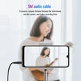 thumbnail image 2 of TAKSTAR Micrófono de Solapa TAKSTAR TCM-400 con Cable de 5M, Conexión 3.5mm para Grabación en Vivo, Entrevistas y Videos Cortos, Compatible con Smartphones y Cámaras DSLR., 2 of 6