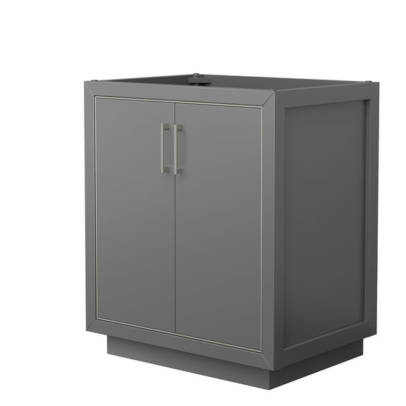 Wyndham Collection WCF111130SKGCXSXXMXX Icon 30" Single Free Standing Vanity Cabinet Only
