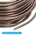 thumbnail image 3 of Uxcell Bonsai Training Wire, Floral Wire Stems Anodized Aluminum Tree Wire for Gardening Branch Fixing Brown 3mm x 41ft, 3 of 6