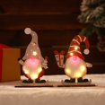 thumbnail image 3 of Adorno Led Bosque Sin Rostro Muñeca Navidad Adornos De Madera Decoración Del Hogar Con Luces Regalo Eigraketly HA042662-01, 3 of 6