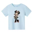thumbnail image 3 of Ropa de verano para niños de 3 a 14 años, camiseta de algodón de Minnie Mouse para niños y niñas, camisetas de dibujos animados kawaii para niños, camisetas de verano, 3 of 5