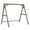Green, variant on Zimtown Porch Swing Frame Swing Stand A-Frame 600lbs Wooden White 5FT
