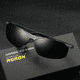 thumbnail image 3 of Gafas de sol de ciclismo para hombre, gafas de sol polarizadas de aleación de aluminio y magnesio de aviación, gafas de sol de media montura, 3 of 5