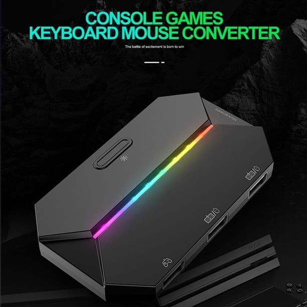 Convertidor de ratón y teclado G6L adaptador de controlador móvil con cable para PS3 PS4