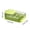 Green, variant on Press Type Ice Storage Box, Large Capacity Ice Tray with Lid, Dust Proof Ice Container for Freezer, Flip Top Water Injection Mold