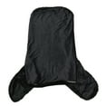 thumbnail image 2 of Home Soft Things Faux Fur Bedrest Pillow Cover Large Size - Black - 28" x 30" x 17", 2 of 9