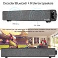 thumbnail image 4 of Amdohai Docooler Bluetooth 4.0 Speakers Sound Bar Home Theater 20W Output from Dual 10W, 4 of 9