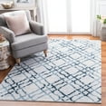 thumbnail image 2 of SAFAVIEH Martha Stewart Isabella Diamond Area Rug, Ivory/Turquoise, 5'3" x 7'7", 2 of 8