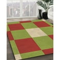 thumbnail image 2 of Ahgly Company Indoor Rectangle Patterned Acid Green Area Rugs, 7' x 9', 2 of 6