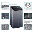thumbnail image 4 of COMFEE' Machine à Laver Portable, Laveuse Compacte de 1,0 Pi3 (IEC) avec Écran DEL, Cycles de Lavage Entièrement Atomatiques, 2 Rouleaux Intégrés, Gain de Place, Lessive Idéale, Gris Magnétique, Grand (CV10DP, 4 of 5