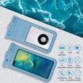 thumbnail image 3 of Trayknick Innovative Phone Storage Bag Easy Use PVC Portable Hanging Rope Waterproof Phone Pouch for Swimming, 3 of 13