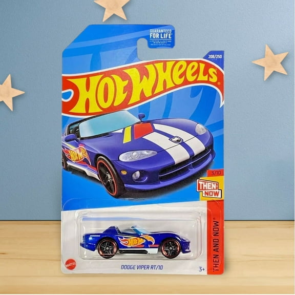 Hot Wheels Then and Now Dodge Viper RT/10 Diecast Car