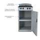 thumbnail image 5 of Estufa Parrilla de Gas de Gabinete 4 quemadores 20 pulgadas Gris GARELL Garell PG4Q-G, 5 of 8
