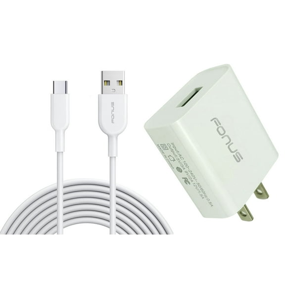 18W Fast Home Charger for Samsung Galaxy Z Fold5/Flip5 Phones - 6ft Long USB-C Cable Type-C Cord USB Wall Adapter Power Wire Quick Charge QC3.0 Compatible With Galaxy Z Fold5/Flip5 Models
