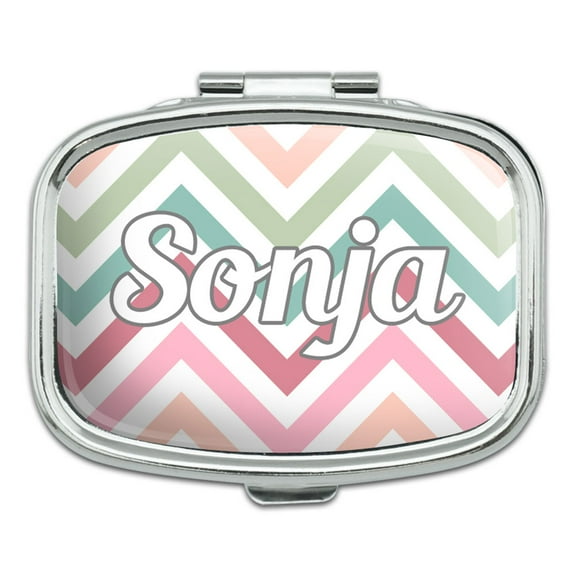 Female Names - Sonja - Rectangle Pill Box