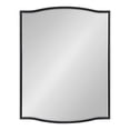 thumbnail image 3 of Kate and Laurel Sedelle Glam Wall Mirror, 18 x 24, Black, Transitional Curvy Mirror for Wall, 3 of 8