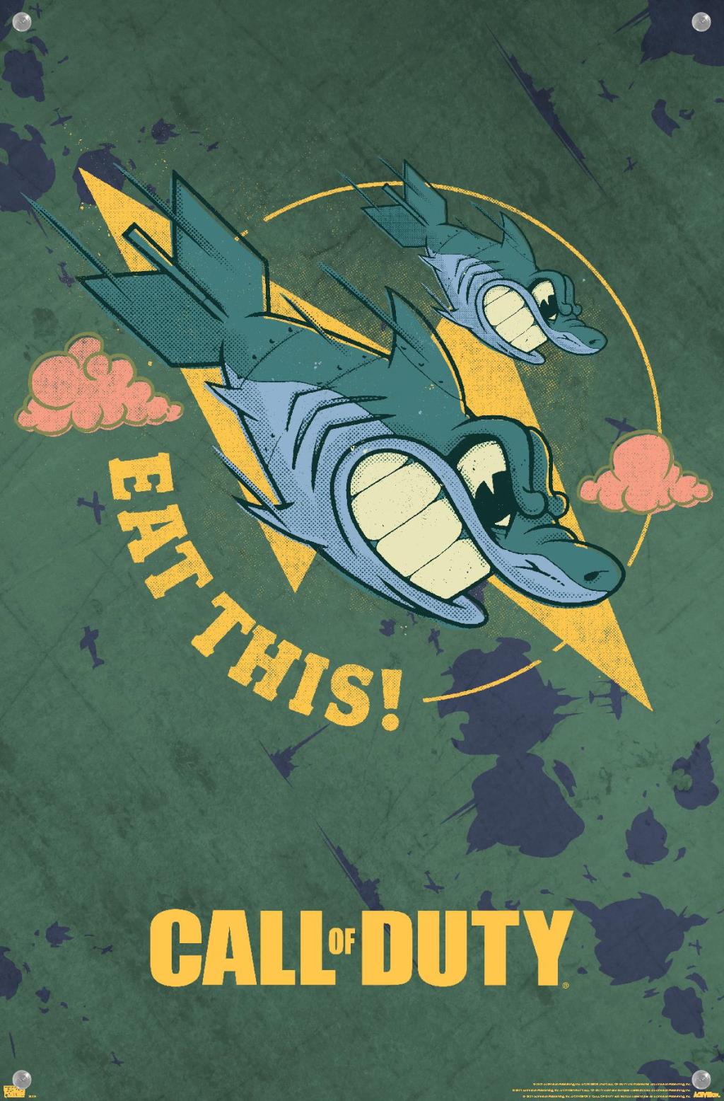 Call of Duty: Vanguard - Eat This Wall Poster with Pushpins, 14.725" x 22.375"