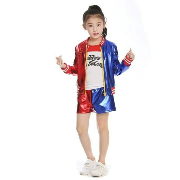 Girls Halloween Costumes Clown Harley Cosplay Costumes
