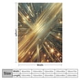 thumbnail image 4 of Orinice Motion Lines Sparkles Warm Lightweight Blanket Soft Fleece Blankets for All Seasons - Decorative Throw Blanket for Living Rooms, Sofa, Office - Cow Gifts Blanket in Multiple Sizes 50x60in, 4 of 6