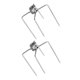 thumbnail image 5 of unbranded 2Ud Tenedores De Barbacoa De Hierro Para Uso Doméstico Bbq Y Camping Resistente, 5 of 8