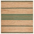 thumbnail image 4 of SAFAVIEH Natural Fiber Seanna Striped Area Rug, Natural/Green, 8' x 10', 4 of 10