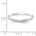 thumbnail image 3 of Primal Gold 14 Karat White Gold 2mm Standard Flat Comfort Fit Band Size 10, 3 of 6