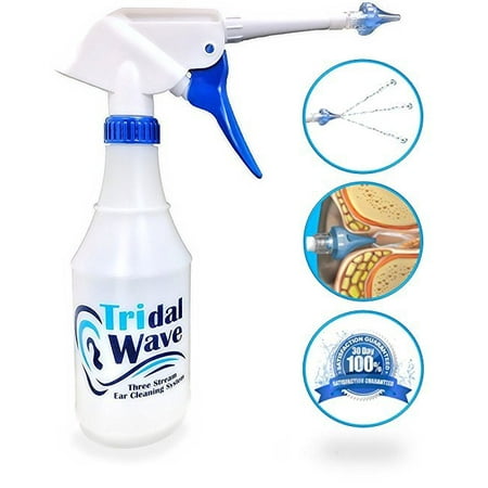 Ear Washer System - Home Solution for Safely Removing Built-Up Earwax and Preventing Future Earwax Buildup - Made by Tridal (Best Way To Remove Ear Wax)
