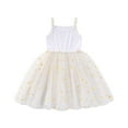thumbnail image 3 of Icvfdpl Robes pour Filles, Robe de Fête Sans Manches en Maille pour les Fêtes, Robe de Danse Princesse, Tenue Quotidienne, Jolie Robe d'Été 3-4 Ans, 3 of 5