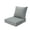 Gray, variant on Better Homes & Gardens 24"x 24" Premium Beige Outdoor 2 Piece Deep Seat Cushion