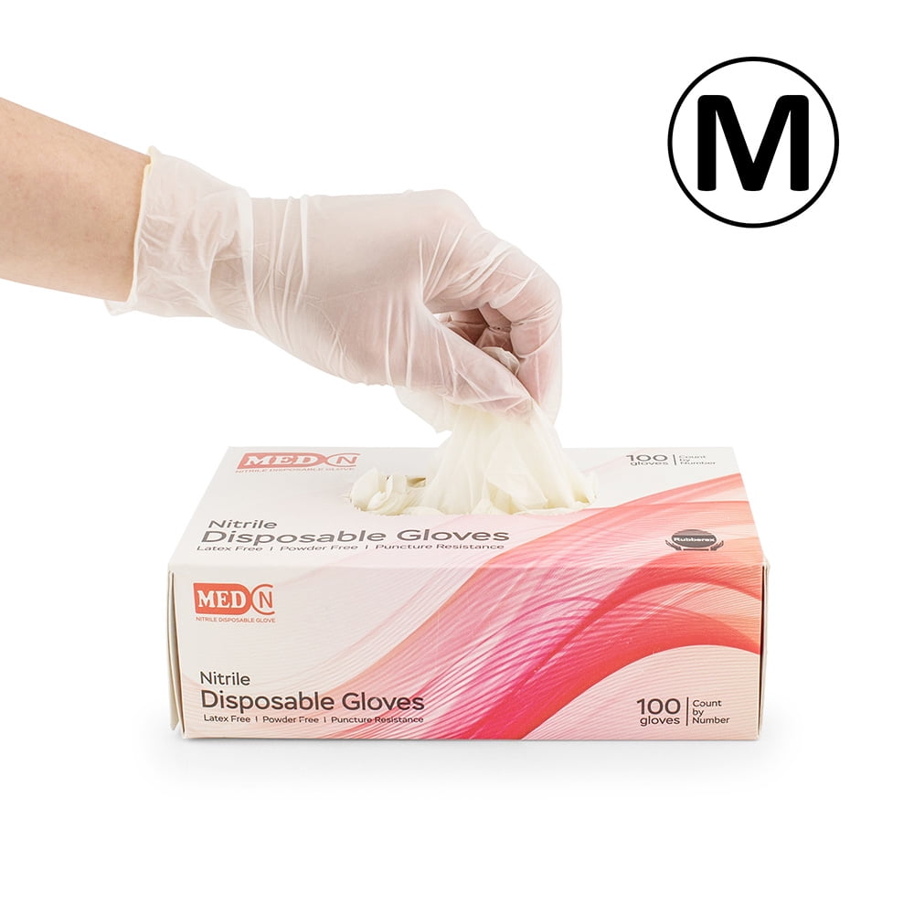 Disposable Gloves Nitrile Gloves Medical Soft Powder Free Latex Free Rubber Free 