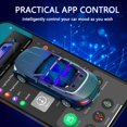 thumbnail image 2 of PENGX 1 Series Of 4 Led General Intelligent Car Interior RGB Environment Light Strip  Interior Light Strip. Remote Control Multi-color Car Dashboard Lights Change Color In Sync With Music, 2 of 6