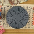 thumbnail image 3 of 6 Inch 11 Note Steel Tongue Drum Musical Instrument With Mallets Leaf Design Percussion Toy For Kids Beginners 5.5X5.5X5.5In, 3 of 3