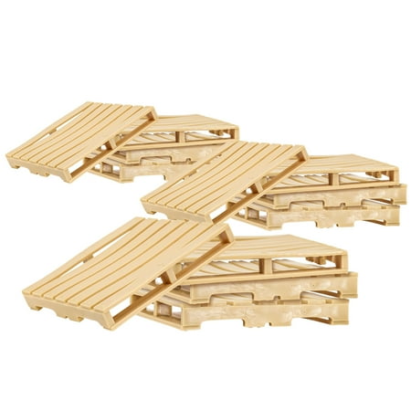 Set of 12 Plastic Toy Pallets for 6 Inch WWE Wrestling Action Figures (3 Inches Wide) price history on PriceWatchPro
