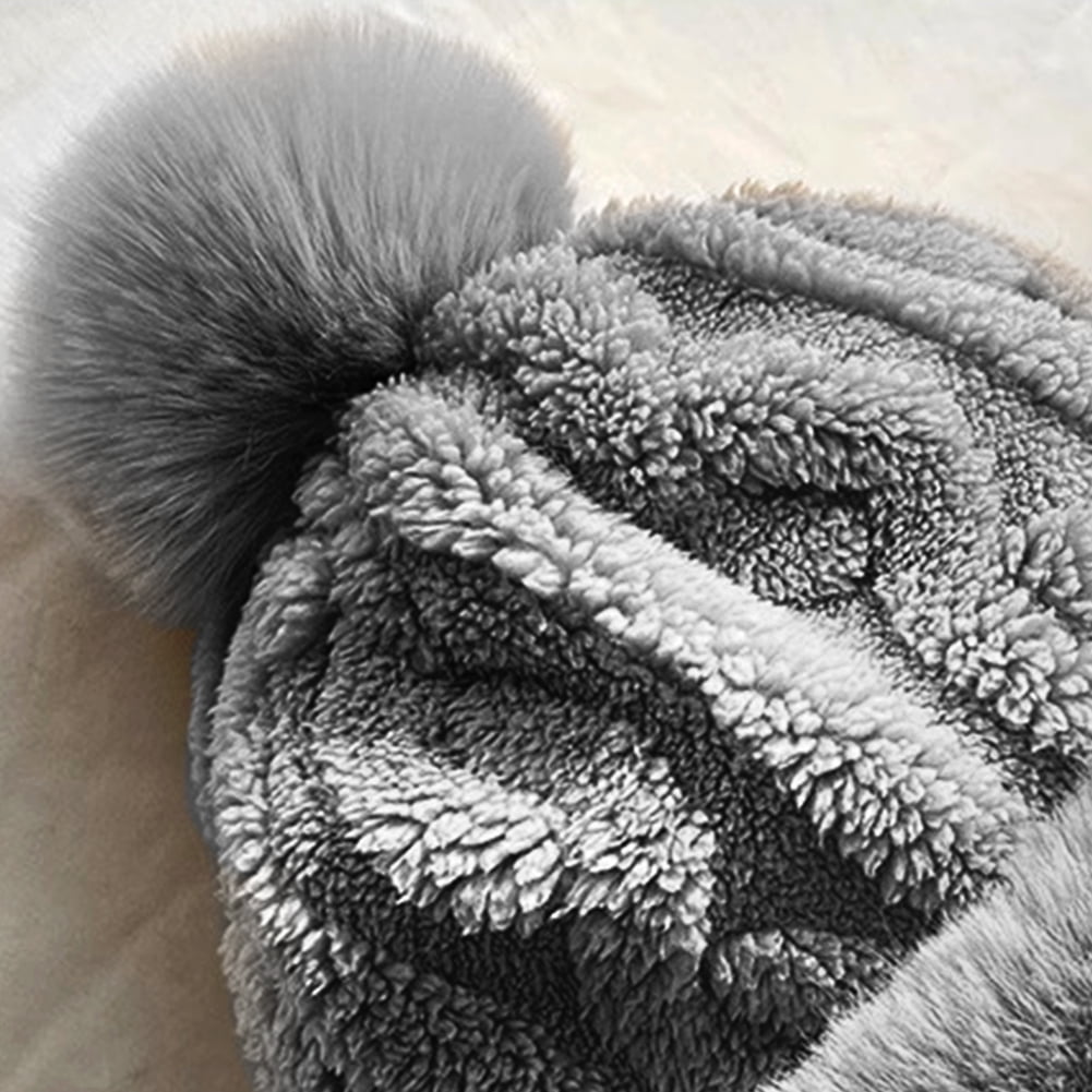 Women Electric Heated Warm Hat Neck Warmer Usb Winter Balaclava Sport Supplies (Light Grey)