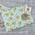 thumbnail image 6 of Dish Drying Mat, Cute Avocado Pink Love Blue Absorbent Microfiber Kitchen Mat, Heat Resistant Drying Mat Kitchen Counter for Dishes, Utensils, Pots, Pans, Drainer Mats 18x24in, 6 of 7