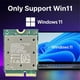 thumbnail image 3 of Tarjeta WiFi Inalámbrica Tri Band WiFi7 QCNCM865 Bluetooth 5.4 2.4G/5G/6Ghz Antena Adaptadora de Red Inalámbrica para Win11, 3 of 5