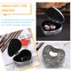 thumbnail image 2 of Joyería antigua Case de joyería de viaje Anillos de la forma del corazón Organizador de joyería, 2 of 5
