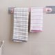 thumbnail image 5 of Estante de toalla autoadhesivo de 1 pieza montado en la pared, sin perforaciones, para baño, rosa, 5 of 5