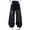 Black, variant on Weebloom Wide Leg Jeans For Little Girls Starry Rhinestone Denim Kids Casual Pants Denim Pants Black 6-7 Years