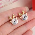 thumbnail image 4 of Pendientes de Navidad de dibujos animados de moda para mujer Pendientes de campana de Santa Wmkox8yi sjalhkljlk4524, 4 of 4