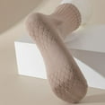 thumbnail image 5 of Yuanlong Mens Athletic Crew Socks Ribbed Knit Solid Color Cotton Socks Fall Winter Running Workout Socks, 5 of 5