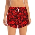 thumbnail image 2 of Vsdgher Ladybugs 1 Athletic Shorts for Women, Women's Running Double Layer Shorts, High Waisted Yoga Shorts, Workout Athletic Shorts-Small, 2 of 7