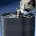 thumbnail image 4 of Indoor Dogs Cats Drinking Fountain Transparent Viewable Pet Water Dispenser with Recirculate Filter for Clean Water, 4 of 8