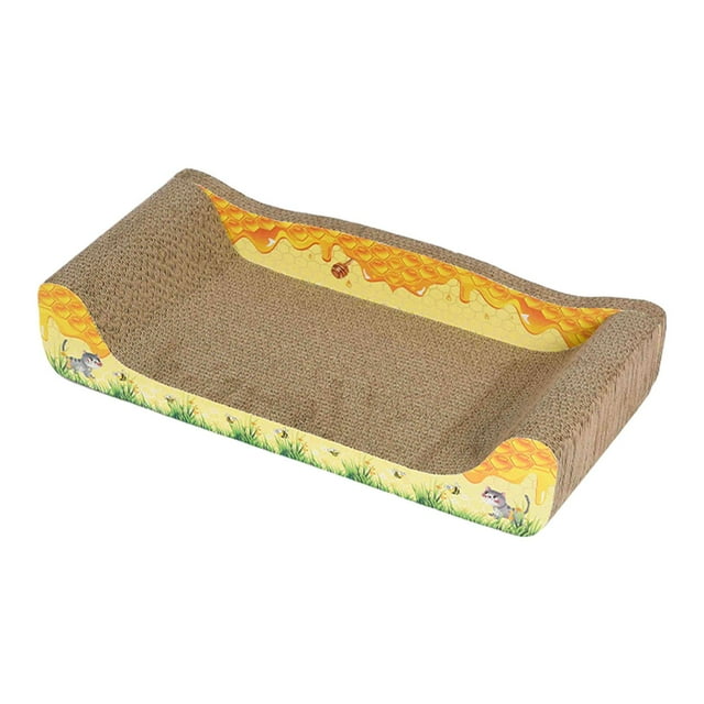 Tablero Rascador de Cartón para gatos Yuyangstore Sofá para gatos alfombras protectoras duraderas L