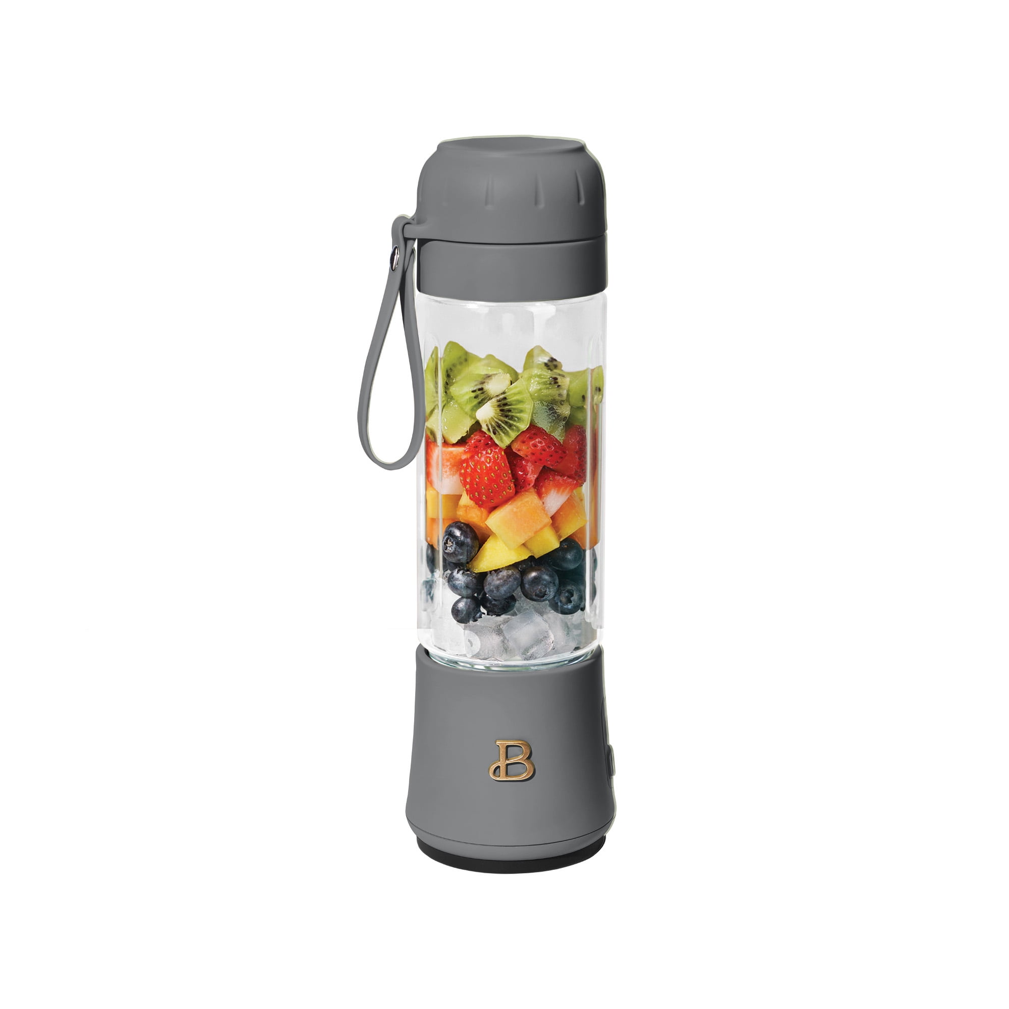 Beautiful Portable Blender, Oyster Grey by Drew Barrymore 70 Watt, 18.5 OZ