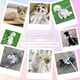 thumbnail image 4 of Arnés y correa para perro con lazo, elegante arnés para cachorro con degradado de arcoíris, antitirones, de malla suave, para mascotas, gatos y perros, talla XS-Azul, 4 of 4